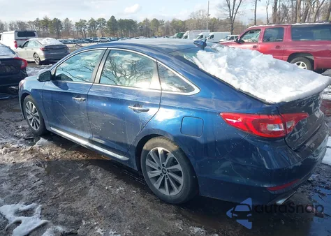 2016 Hyundai Sonata Sport from USA, damaged, VIN 5NPE34AF4GH408702